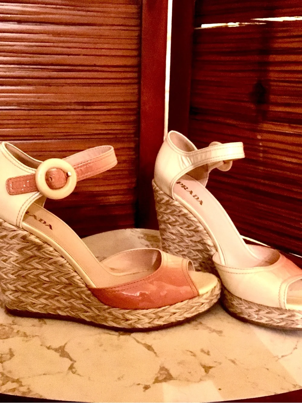Prada chic cream